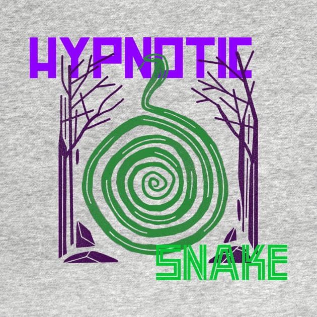 Hypnotic Snake by Vintage Oldschool Apparel 